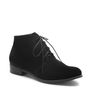 BLONDO - Rayann Black suede lace up boot / chukka - 8